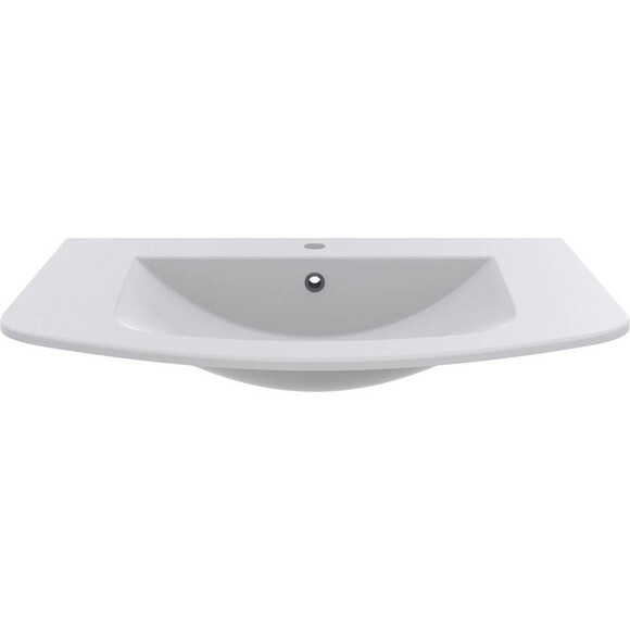 Раковина Miraggio Dea 800 Miramarble Matt 0002452 (80x54 см, біла матова, з крилом), Доступні розміри: 80 x 15, Колір виробника: білий матовий, Технологія виробництва: Miramarble Matt, фото , изображение 2