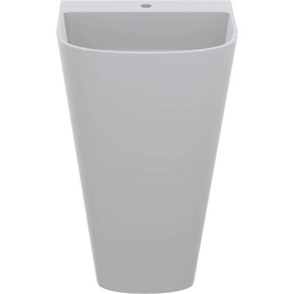Раковина Miraggio Halifax Miramarble 0000532 (52x43 см, напольная), Цвет производителя: белый глянец, Технология производства: Miramarble, фото 4