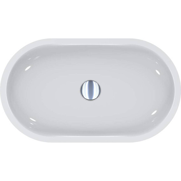 Раковина Miraggio Mark 625 Miramarble 0002687 (62x36 см, чаша), Доступні розміри: 63 x 36, Колір виробника: білий глянець, Технологія виробництва: Miramarble, фото , изображение 7