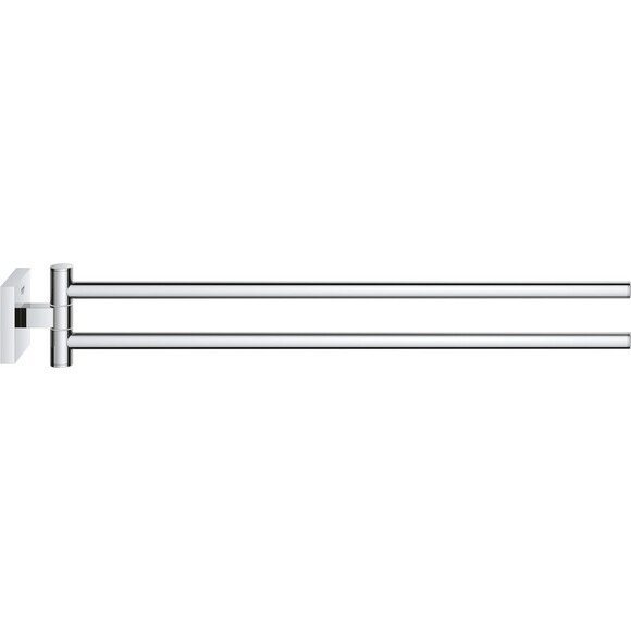 Держатель для полотенец Grohe QuickFix Start Cube 40976000 (двойной поворотный), Цвет производителя: хром, фото 3