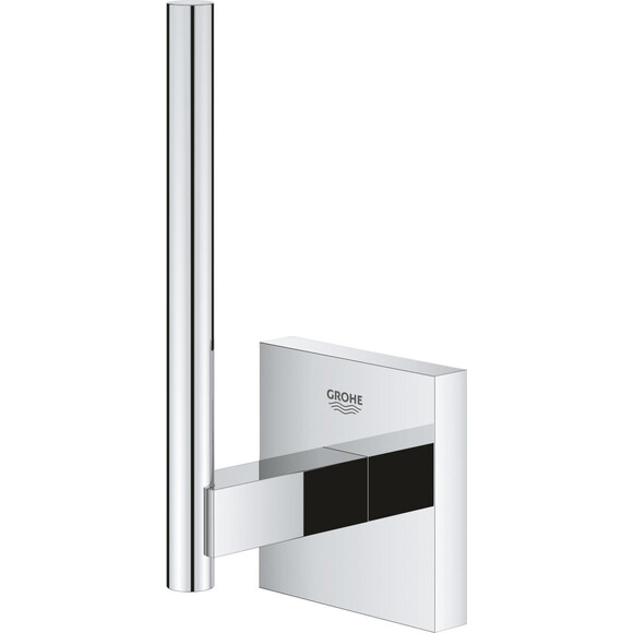 Держатель для туалетной бумаги Grohe QuickFix Start Cube 40979000 (для запасного рулона), Цвет производителя: хром, фото 2