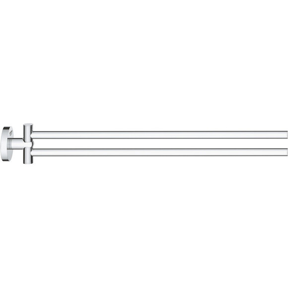 Держатель для полотенец Grohe QuickFix Start 41183000 (двойной поворотный), Цвет производителя: хром, фото 4