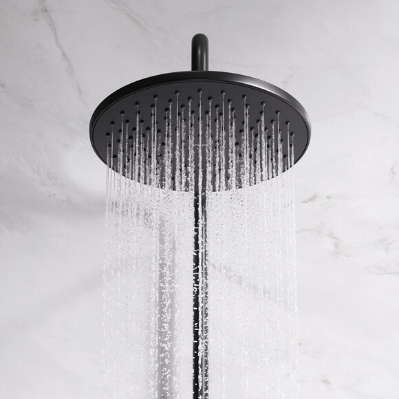 Душевая система Am.Pm Like F0780222 (черная матовая, с полочкой, без смесителя), Цвет производителя: черный матовый, фото 8