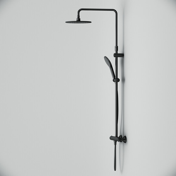 Термостатична душова система Am.Pm Like F0780422 (чорна матова), Колір виробника: чорний матовий, фото , изображение 10
