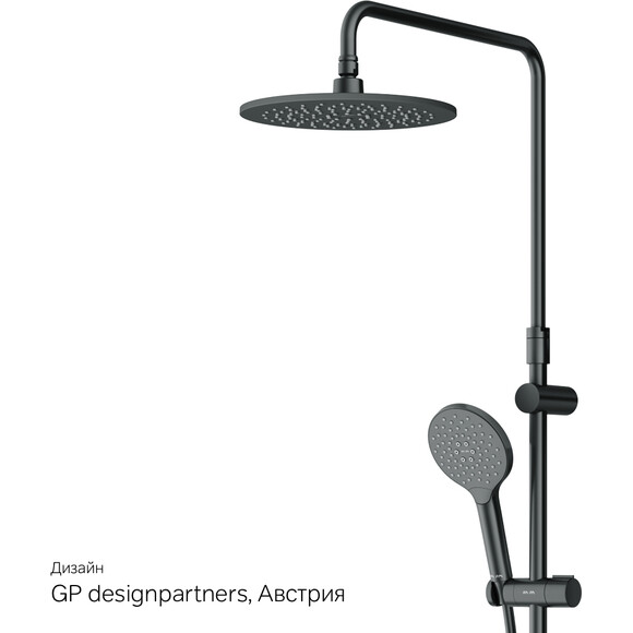Термостатична душова система Am.Pm Like F0780422 (чорна матова), Колір виробника: чорний матовий, фото , изображение 13