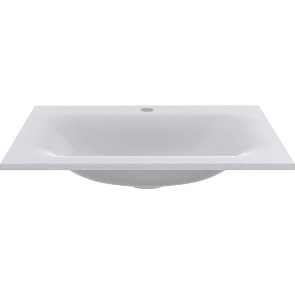 Раковина Miraggio Jessel 600 Miramarble Matt 0000747 (60x45 см, біла матова), Доступні розміри: 60 x 45, Колір виробника: білий матовий, Технологія виробництва: Miramarble Matt, фото , изображение 2