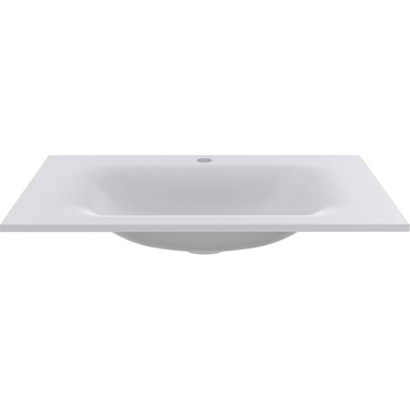 Раковина Miraggio Jessel 700 Mirasoft 0001089 (70x45 см, біла матова), Доступні розміри: 70 x 45, Колір виробника: білий матовий, Технологія виробництва: Mirasoft Technology, фото , изображение 2