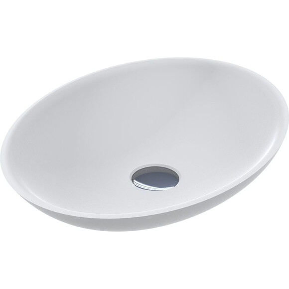 Раковина Miraggio Kristina Mirasoft 0001019 (50x35 см, белая матовая, чаша), Технология производства: Mirasoft Technology, Цвет производителя: белый матовый, фото 