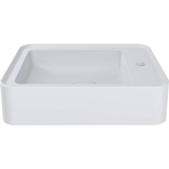 Раковина Miraggio Marrakesh 380 Miramarble Matt 0000935 (38x51 см, біла матова), Доступні розміри: 51 x 38, Колір виробника: білий матовий, Технологія виробництва: Miramarble Matt, фото , изображение 2