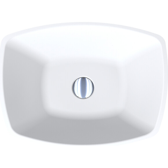 Раковина Miraggio Lex S Mirasoft 0001021 (55x40 см, біла матова, чаша), Технологія виробництва: Mirasoft Technology, Колір виробника: білий матовий, фото , изображение 3