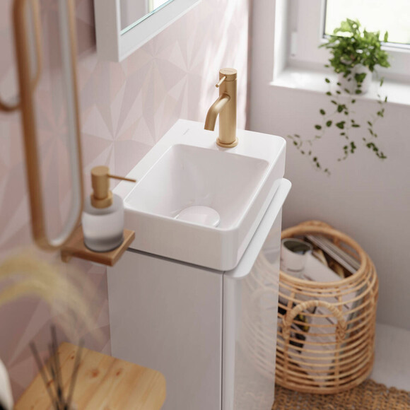 Дозатор для рідкого мила Hansgrohe AddStoris Brushed Bronze 41745140 (брашований бронзовий, настінний), Колір виробника: брашована бронза, фото , изображение 3