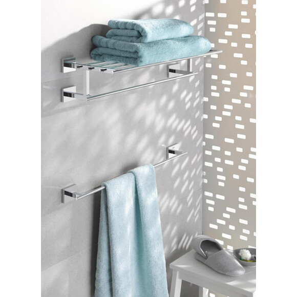 Держатель для полотенец Grohe QuickFix Start Cube 40987000, Цвет производителя: хром, фото 2