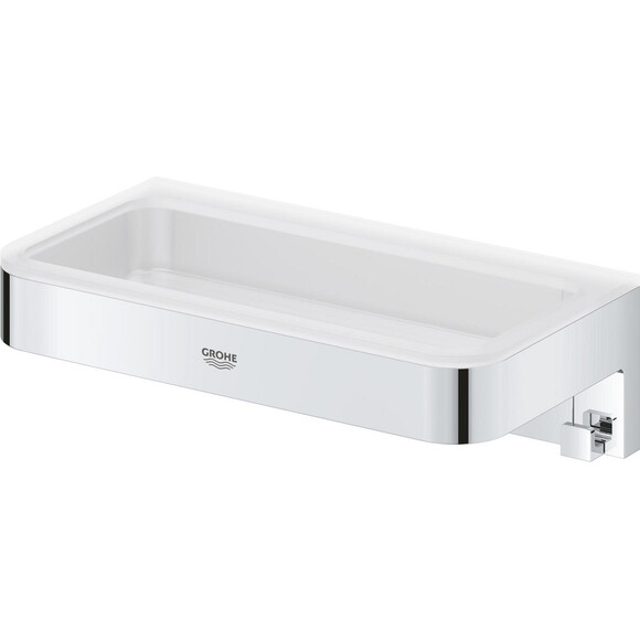 Полиця для душу Grohe QuickFix Start Cube 41107000 (з гачком), Колір виробника: хром, фото , изображение 3