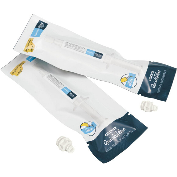 Клей для аксесуарів Grohe QuickGlue A2 41128000 (2 шт), фото , изображение 3