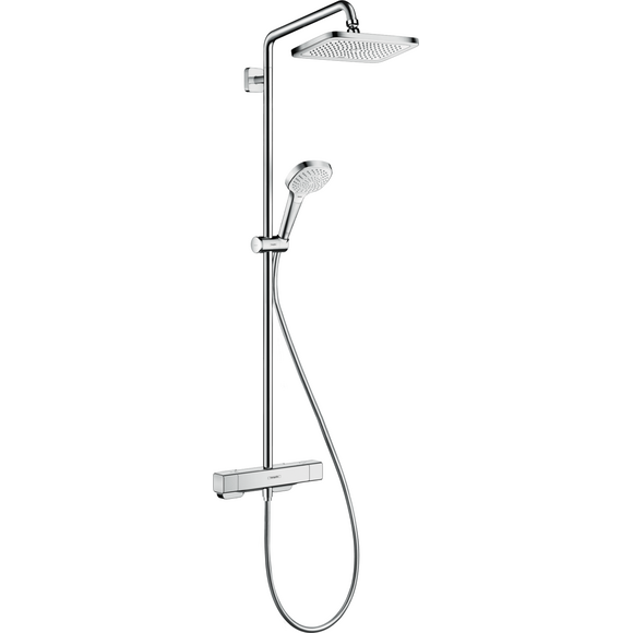 Термостатична душова система Hansgrohe Croma E Showerpipe 280 EcoSmart Chrome 27660000, фото 