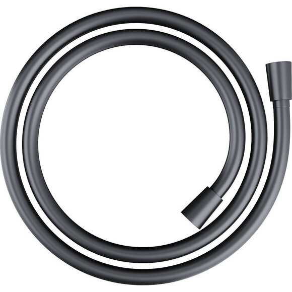 Смеситель для душа Corsan Lugo Black Matt CMZ064BL (черный матовый, с лейкой и шлангом), Цвет производителя: черный матовый, фото 3