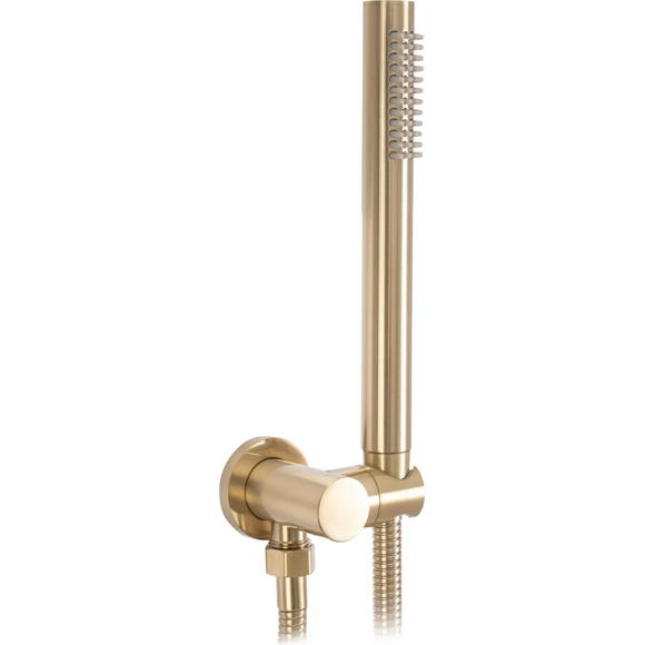 Смеситель скрытого монтажа для ванны Rea Lungo Brushed Gold REA-B7503 (брашированное золото, внутренняя часть в комплекте), Цвет производителя: брашированное золото (матовое), фото 4