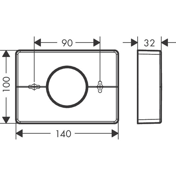 Контейнер для салфеток Hansgrohe AddStoris Matt White 41773700 (белый матовый), фото 2