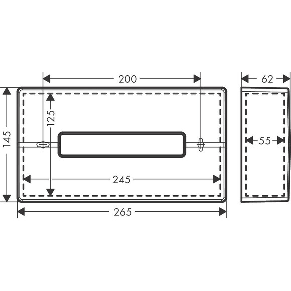 Контейнер для салфеток Hansgrohe AddStoris Brushed Bronze 41774140 (брашированный бронзовый), Цвет производителя: брашированная бронза, фото 3