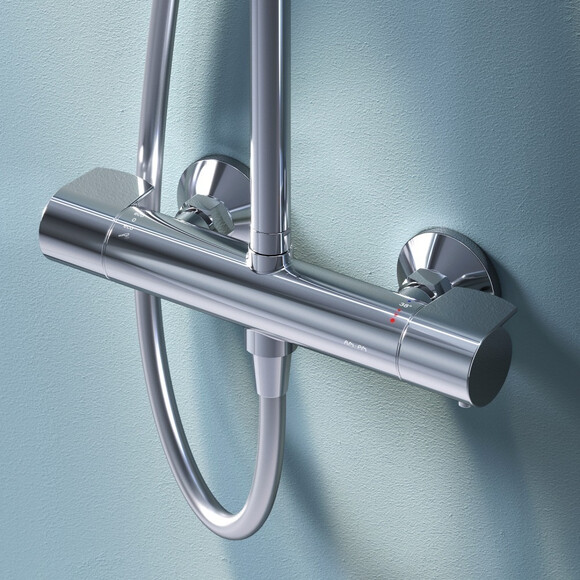 Душевая система с термостатом Am.Pm X-Joy F0785A400, Цвет производителя: хром, фото 5