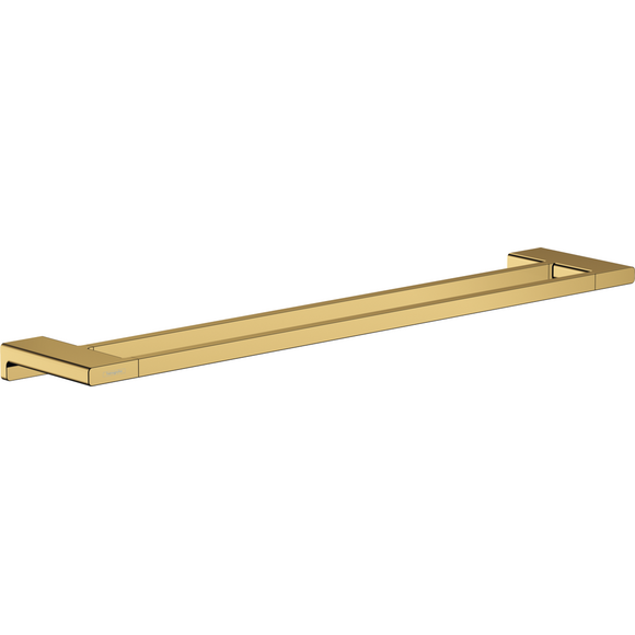 Полотенцедержатель Hansgrohe AddStoris Polished Gold Optic 41743990 (полированный золотой, двойной), Цвет производителя: полированное золото, фото 
