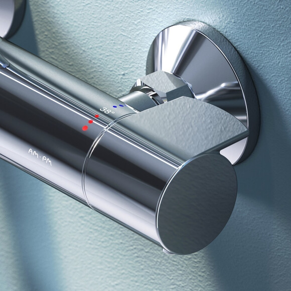 Душевая система с термостатом Am.Pm X-Joy F0785A400, Цвет производителя: хром, фото 8