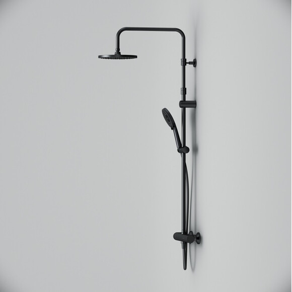 Душевая система с термостатом Am.Pm X-Joy F0785A422 (черная матовая), Цвет производителя: черный матовый, фото 11