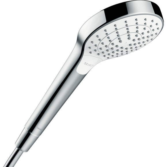 Лейка для душа Hansgrohe Croma Select S 110 Vario EcoSmart White/Chrome 26803400 (белый/хром, трехрежимная), фото 
