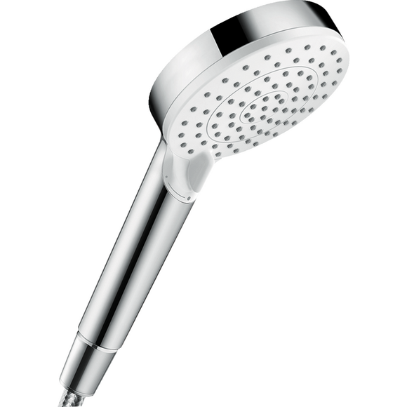 Лейка для душа Hansgrohe Crometta Vario Green EcoSmart White/Chrome 26336400 (белый/хром, двухрежимная), фото 
