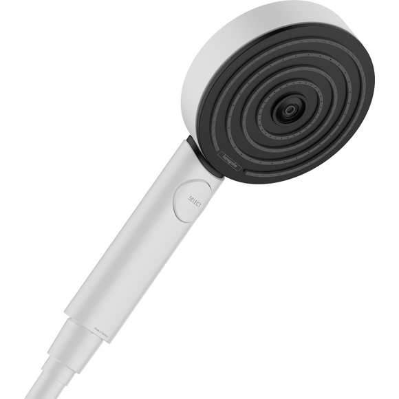 Лейка для душа Hansgrohe Pulsify Select Relaxation 105 Matt White 24110700 (белая матовая, трехрежимная), Цвет производителя: белый матовый, фото 