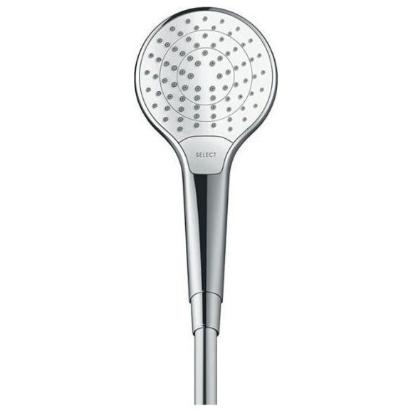 Лейка для душа Hansgrohe Croma Select S 110 Vario EcoSmart White/Chrome 26803400 (белый/хром, трехрежимная), фото 3