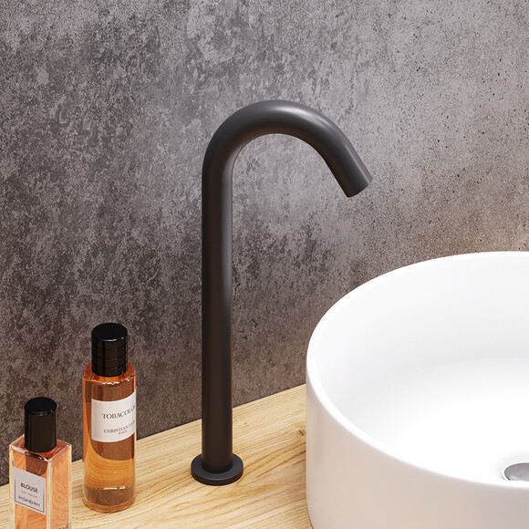 Змішувач для умивальника Damixa Scandinavian Pure 360280300 (чорний матовий, сенсорний, високий), Колір виробника: чорний матовий, фото , изображение 3