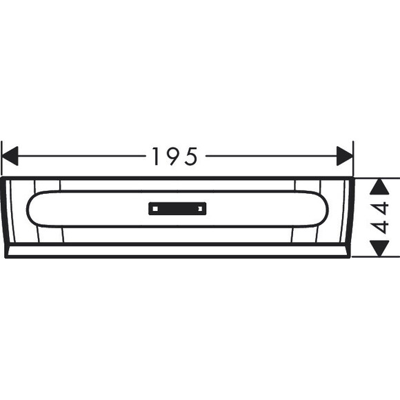 Скребок для душової кабіни Hansgrohe WallStoris Matt White 27916700 (білий матовий), фото , изображение 2
