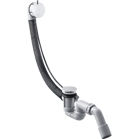 Сифон для ванни Hansgrohe Flexaplus S 58150000 (з переливом та поворотним механізмом), фото 