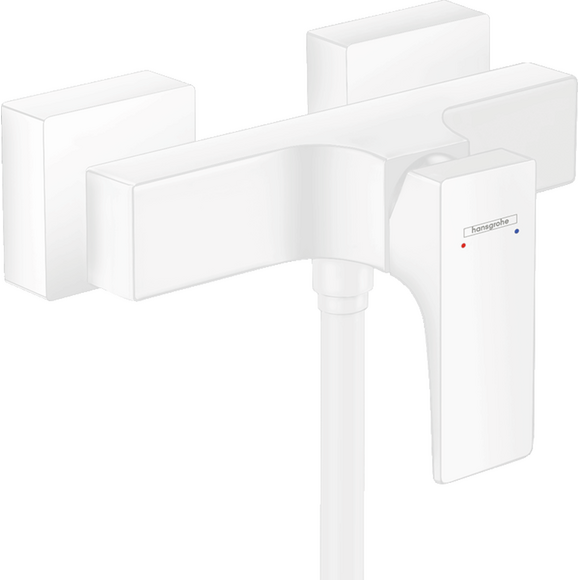 Змішувач для душу Hansgrohe Metropol Matt White 32560700 (білий матовий), фото 