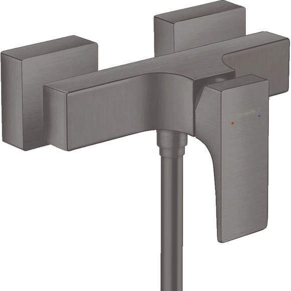 Змішувач для душу Hansgrohe Metropol Brushed Black Chrome 32560340 (брашований чорний хром), фото 