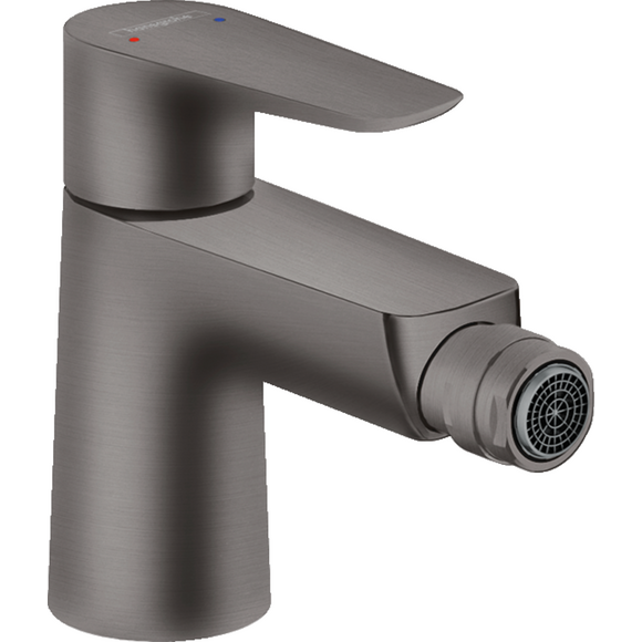 Змішувач для біде Hansgrohe Talis E Brushed Black Chrome 71720340 (брашований чорний хром, з донним клапаном), фото 
