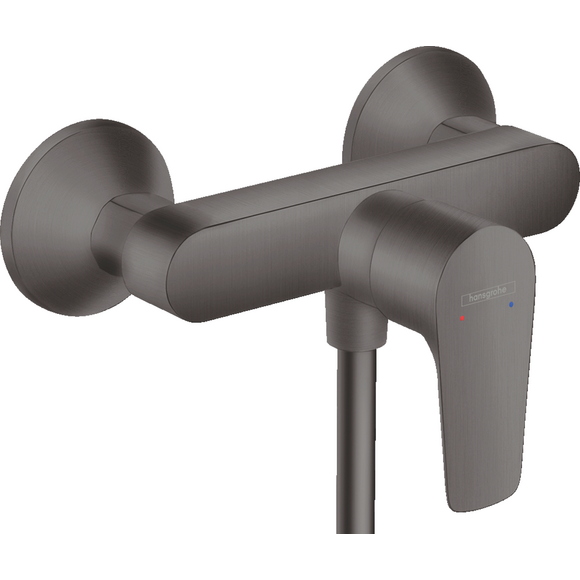 Змішувач для душу Hansgrohe Talis E Brushed Black Chrome 71760340 (брашований чорний хром), фото 