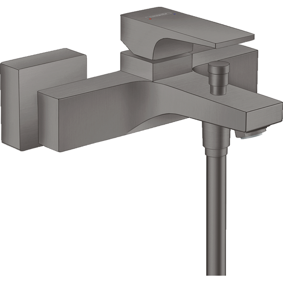Смеситель для ванны Hansgrohe Metropol Brushed Black Chrome 32540340 (брашированный черный хром), фото 