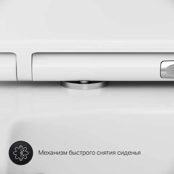 Безободковый подвесной унитаз Am.Pm Inspire FlashClean V2.0 C50A1700SC (с сиденьем микролифт), фото 14