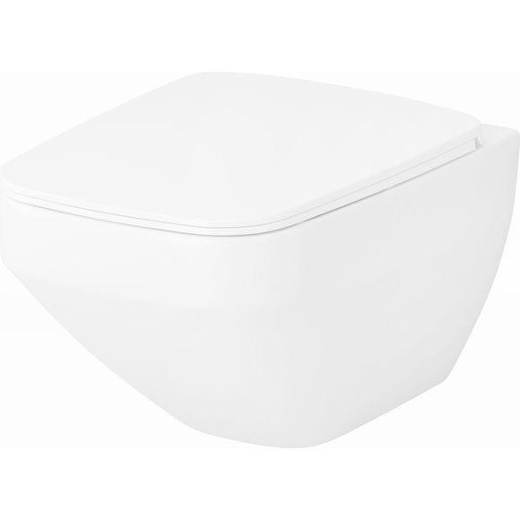 Безободковый подвесной унитаз Am.Pm Inspire FlashClean V2.0 C50A1700SC (с сиденьем микролифт), фото 