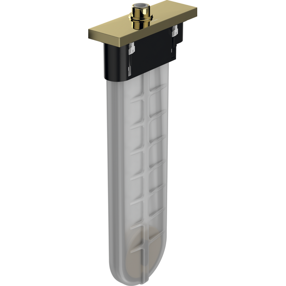 Шланг скрытого монтажа Hansgrohe SBox Square Polished Gold Optic 28010990 (полированный золотой), Цвет производителя: полированное золото, фото 