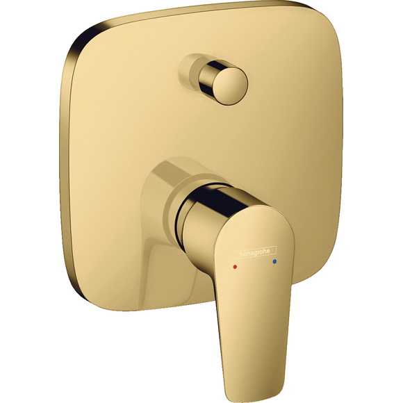 Зовнішня частина змішувача прихованого монтажу Hansgrohe Talis E Polished Gold Optic 71745990 (золото), фото 