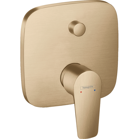 Зовнішня частина змішувача прихованого монтажу Hansgrohe Talis E Brushed Bronze 71745140 (брашована бронзова), фото 