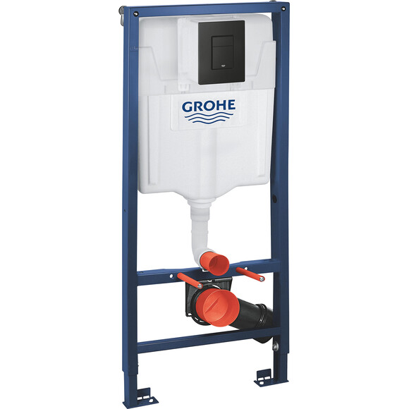 Система инсталляции для унитаза 3 в 1 Grohe QuickFix Rapid SL 388112430 (инсталляция 38528001 + клавиша 389662430 + крепление 3855800M), фото 
