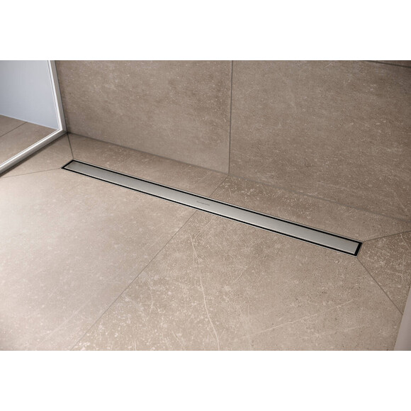 Трап для душа Hansgrohe RainDrain Compact Brushed Stainless Steel 56162800 (600 мм, брашированная нержавеющая сталь), фото 2