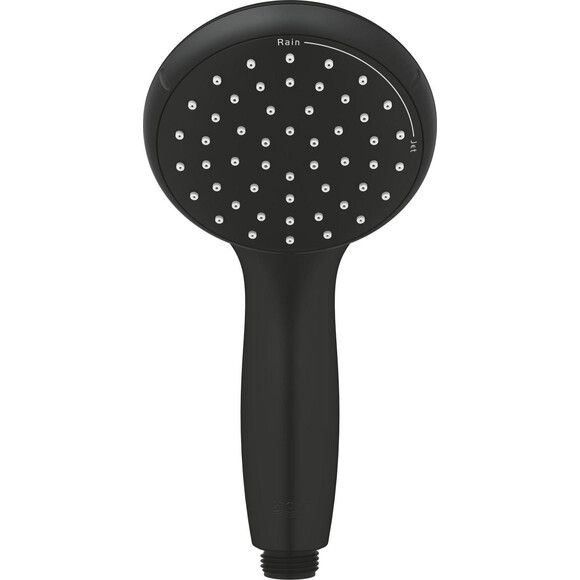 Змішувач для ванни Grohe QuickFix Start&Vitalio 100 Black UA30330701 (чорний матовий, з лійкою та шлангом), фото , изображение 8