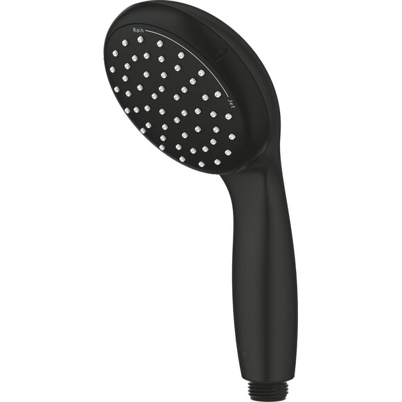Змішувач для ванни Grohe QuickFix Start&Vitalio 100 Black UA30330701 (чорний матовий, з лійкою та шлангом), фото , изображение 9