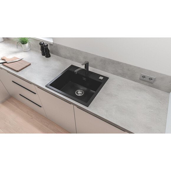 Комплект смесителей для ванной комнаты и кухни Grohe QuickFix Start M-Size Black UA303311MK (235752432+322782432+279482430+324412432), фото 5