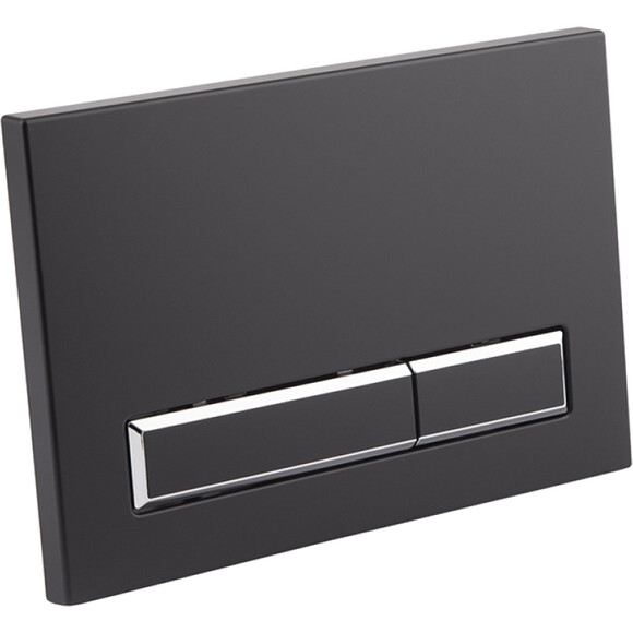 Панель змиву Qtap Nest Black Mat QT0111M08V1091MB (чорна матова), Колір виробника: чорний матовий, фото , изображение 2